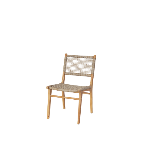Zen Dining Chair - Open Weave in Natural Viro