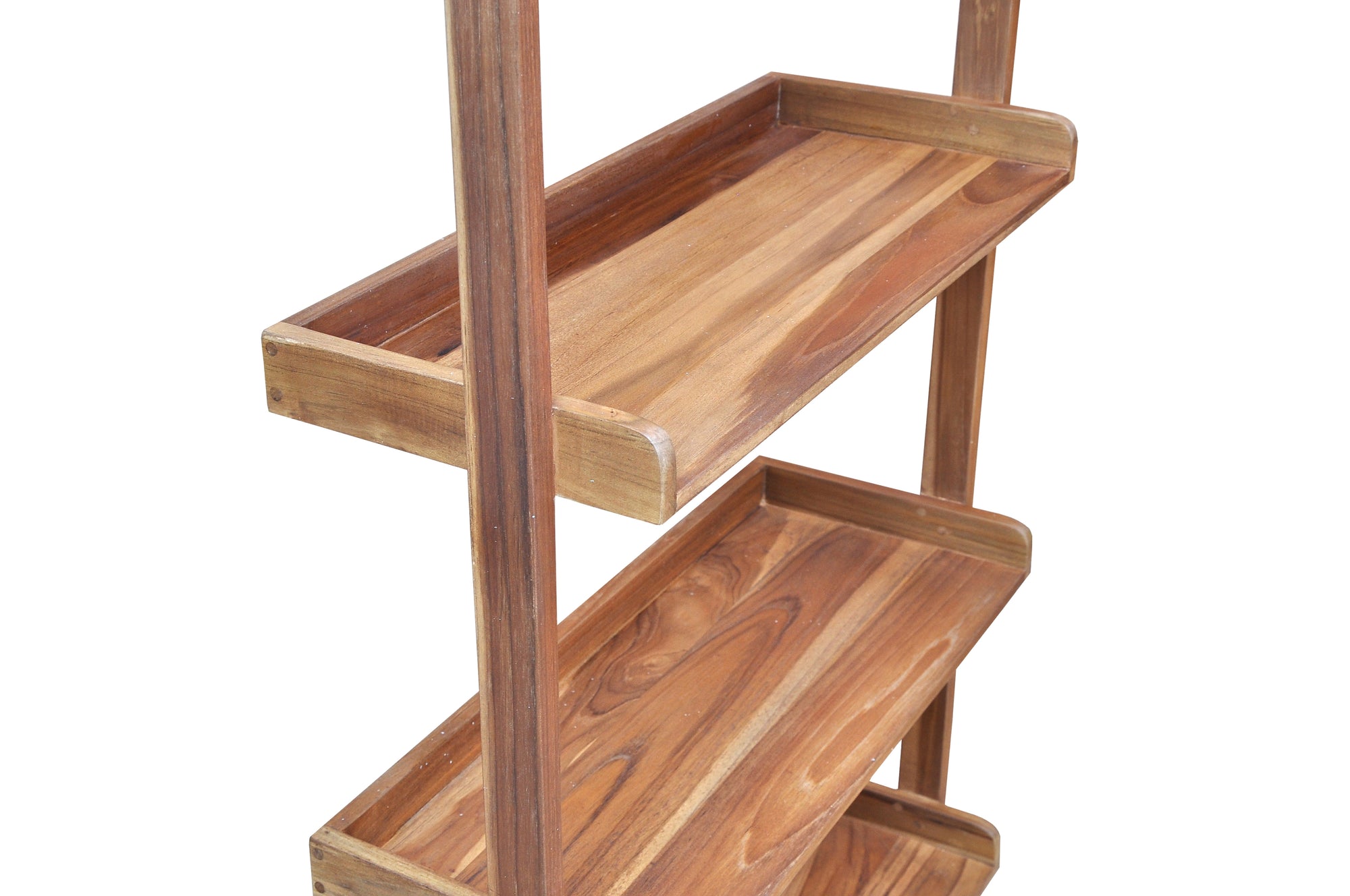 Libro Teak Bookshelf Wall Mount Natural Finish