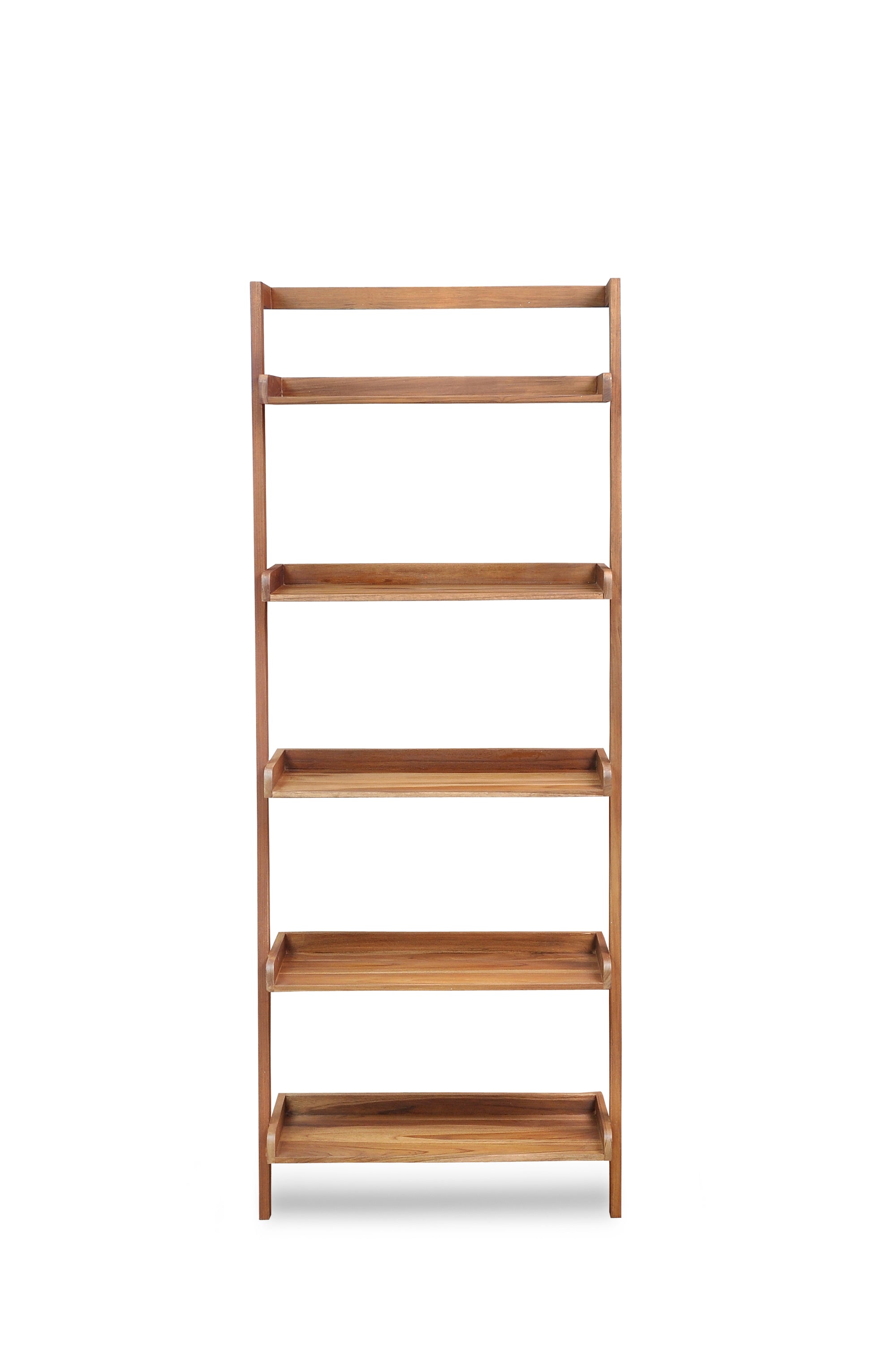 Libro Teak Bookshelf Wall Mount Natural Finish