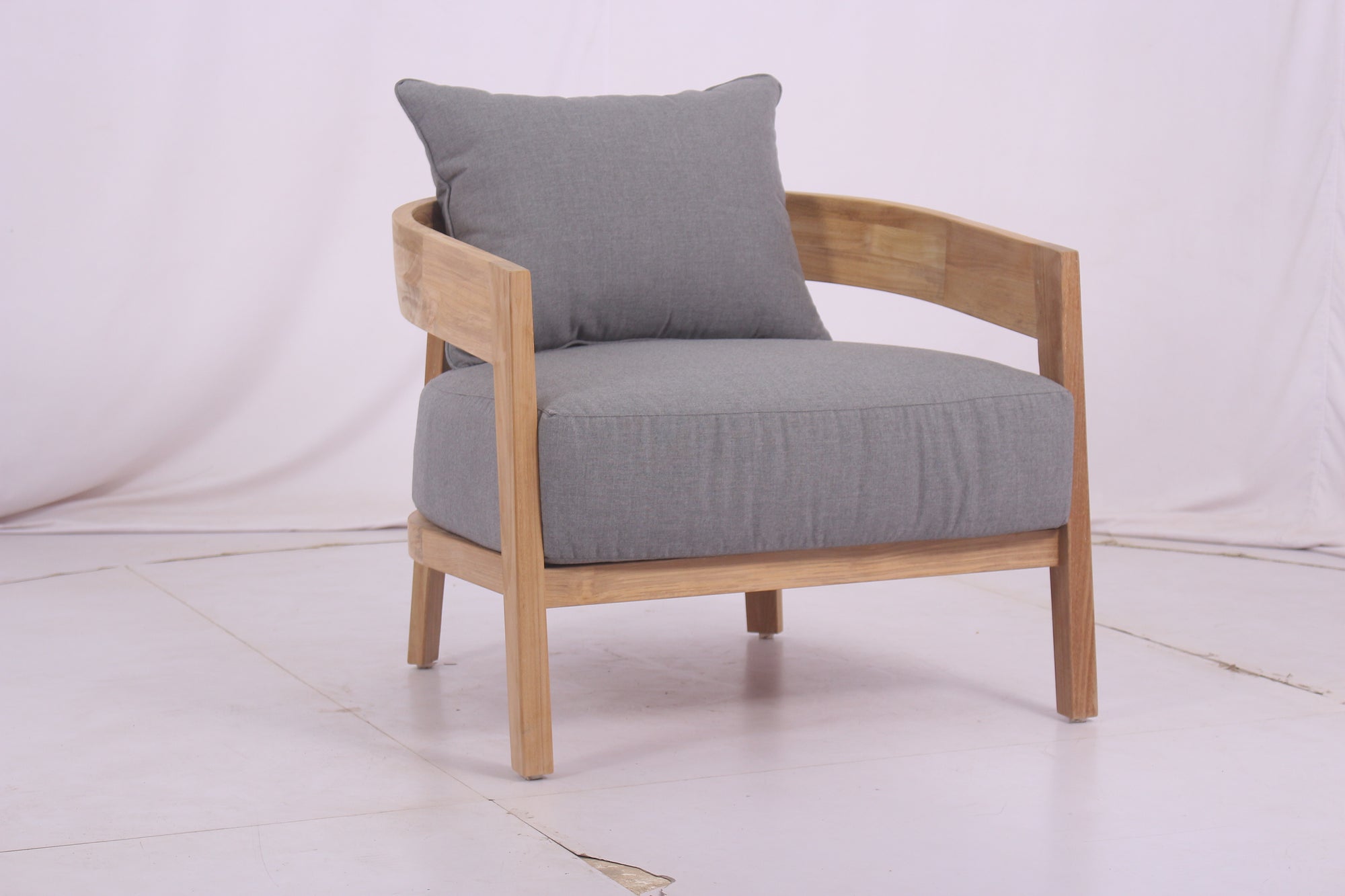 Vento Teak Oversized Armchair Frame