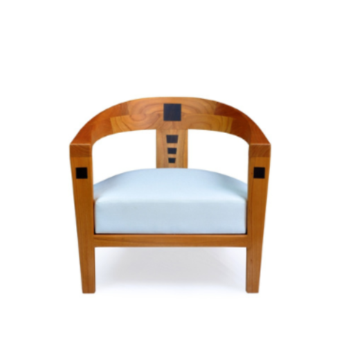 Sifat Cushioned Teak Chair Candy Brown Finish