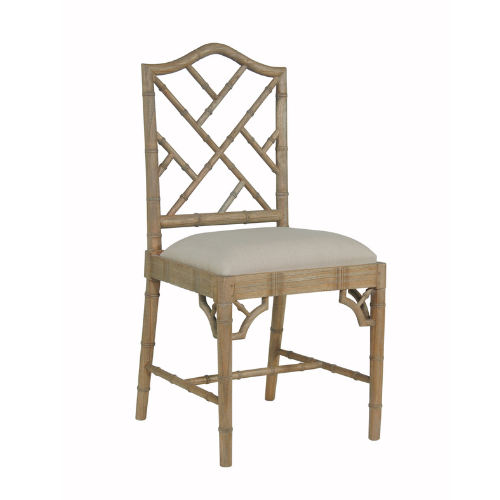 Chippendale Dining Chair Mindi Wood in Weathered Oak