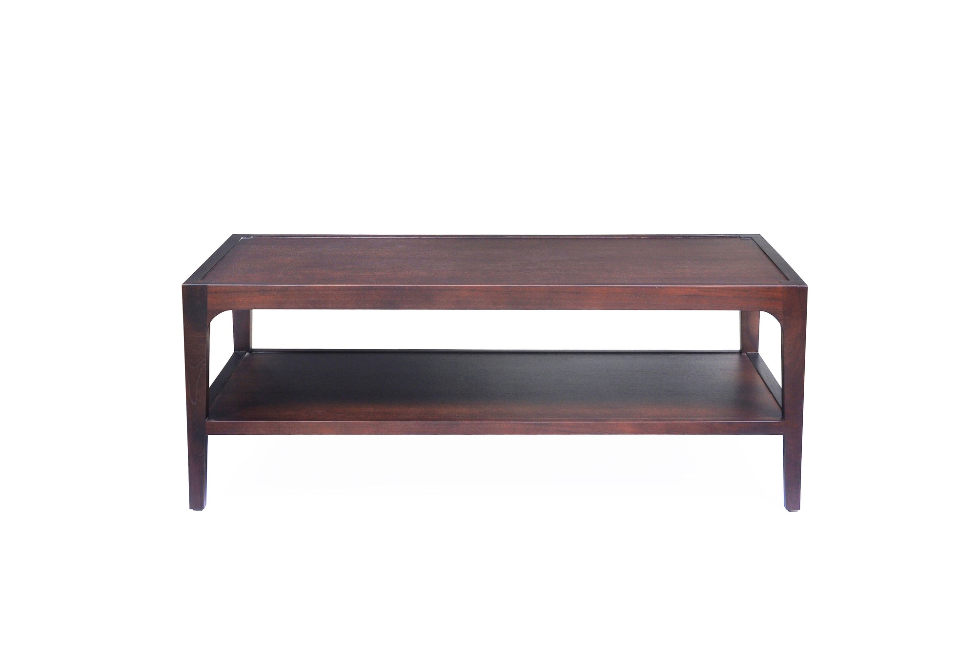 Cosmo Teak Coffee Table Walnut Brown Finish